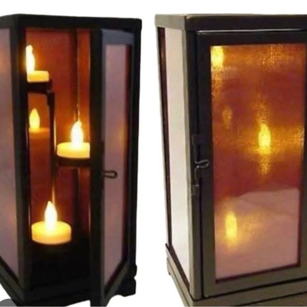 Vintage PartyLite Moroccan Spice Lantern Candle Rare Retired Antique Bronze NIB - Picture 2 of 7